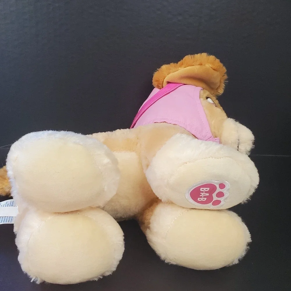 Build a Bear PAW Patrol Skye Nickelodeon Plush Pup Dog with Pink Hat Goggles 12